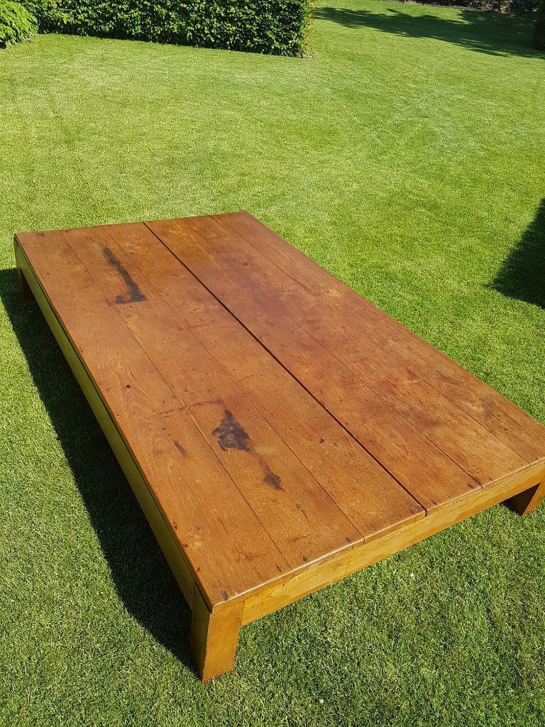 table basse élégante - lit japonais, Maison & Meubles, Tables | Tables de salon, Comme neuf, Moins de 50 cm, 100 à 150 cm, 150 à 200 cm