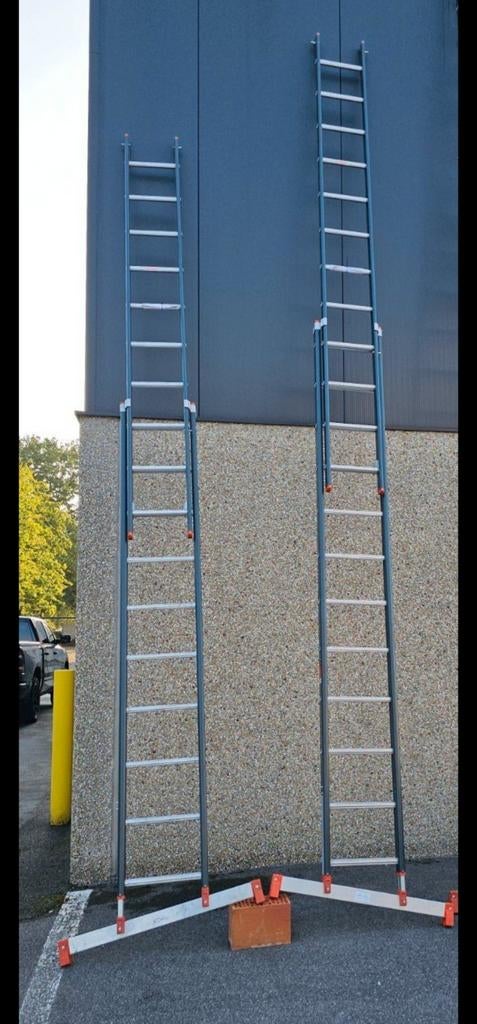 Aluminum Lader Smartlevel systeem, Doe-het-zelf en Bouw, Ladders en Trappen, Nieuw, Ophalen