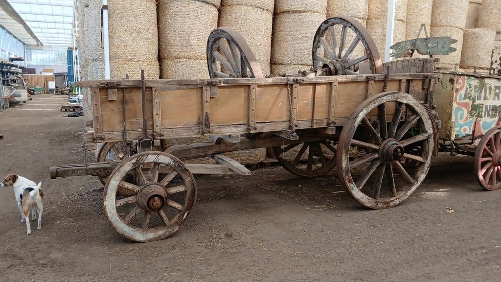 Boeren kar/ oude kar/ houten kar, Dieren en Toebehoren