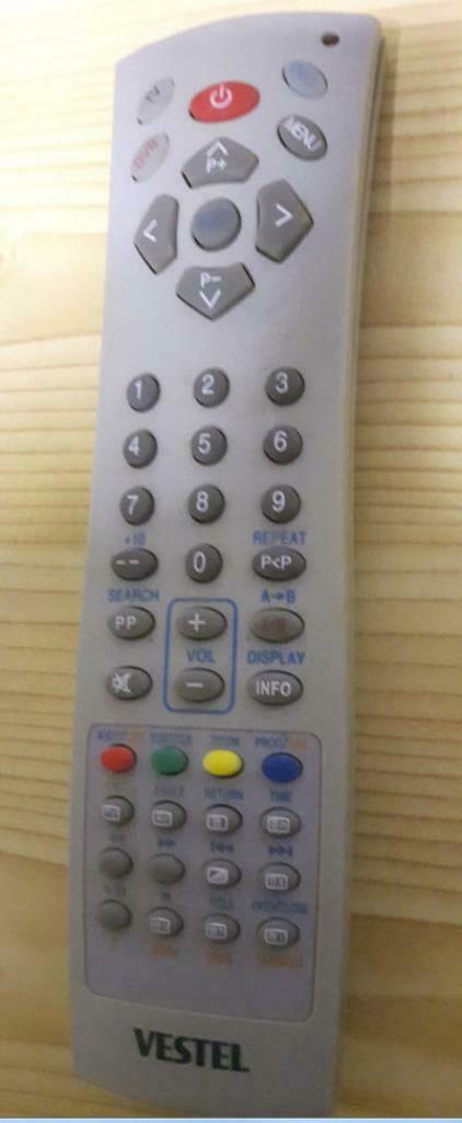 Afstandsbediening VESTEL LCD COMBI TV / DVD, Audio, Tv en Foto, Ophalen of Verzenden, Gebruikt, Origineel, Dvd