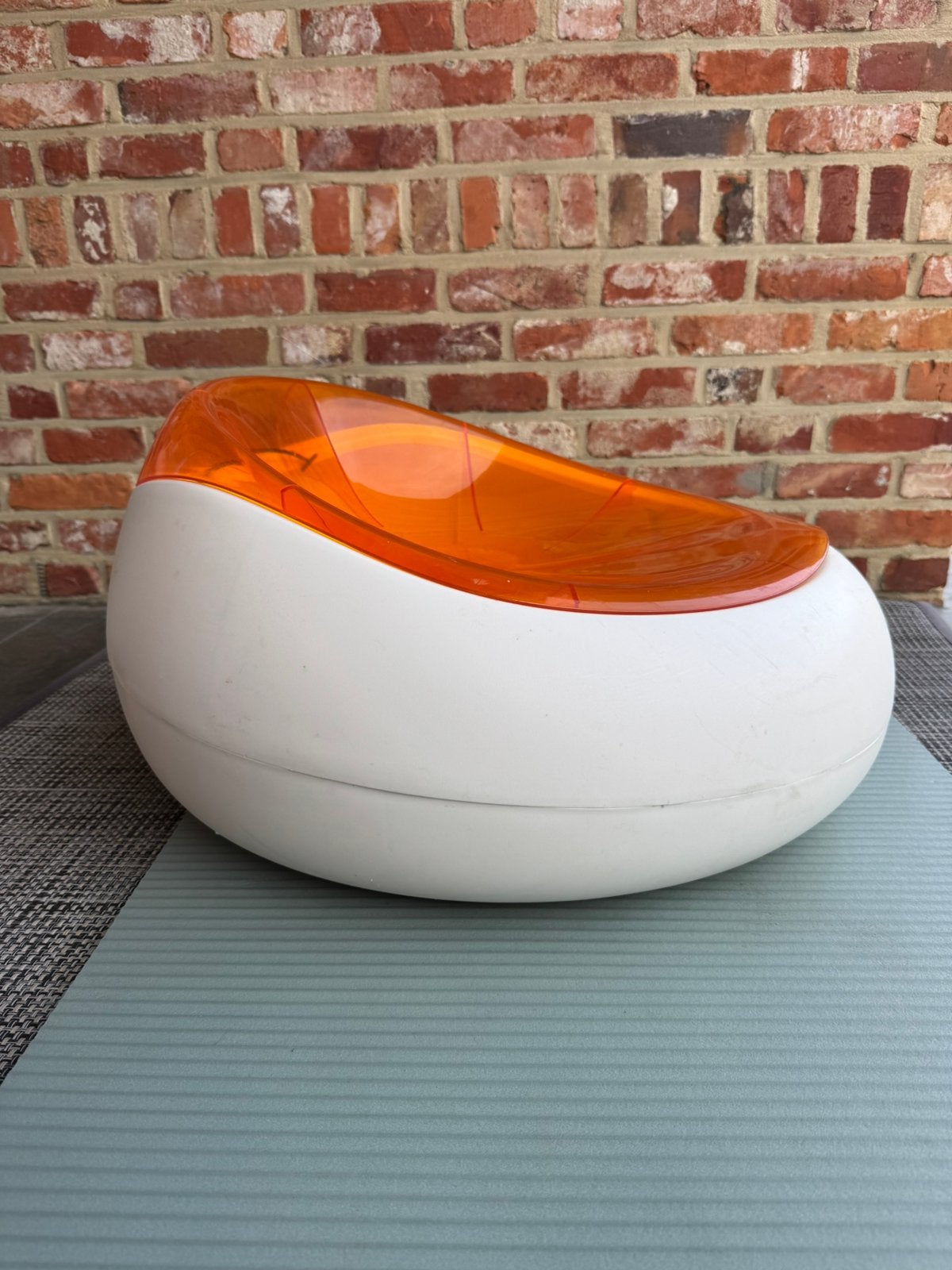 Ikea vintage gaming chair design by Carl Ojerstam, Ophalen, Zo goed als nieuw, Oranje