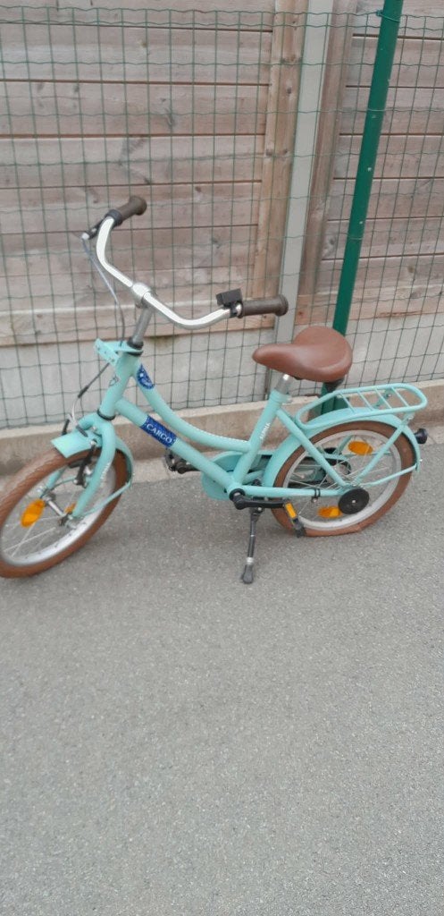 kinder fietsje, Ophalen, Gebruikt