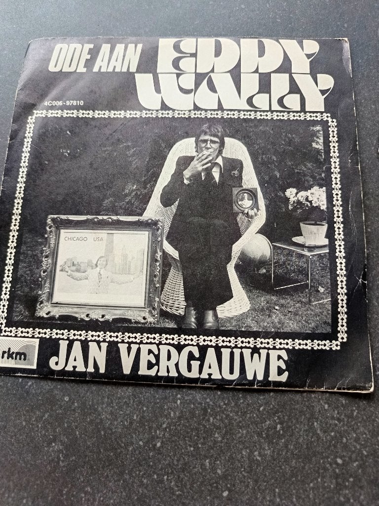 Jan Vergauwe Ode aan Eddy Wally gesigneerd door Eddy Wally, Signé, Enlèvement, Comme neuf