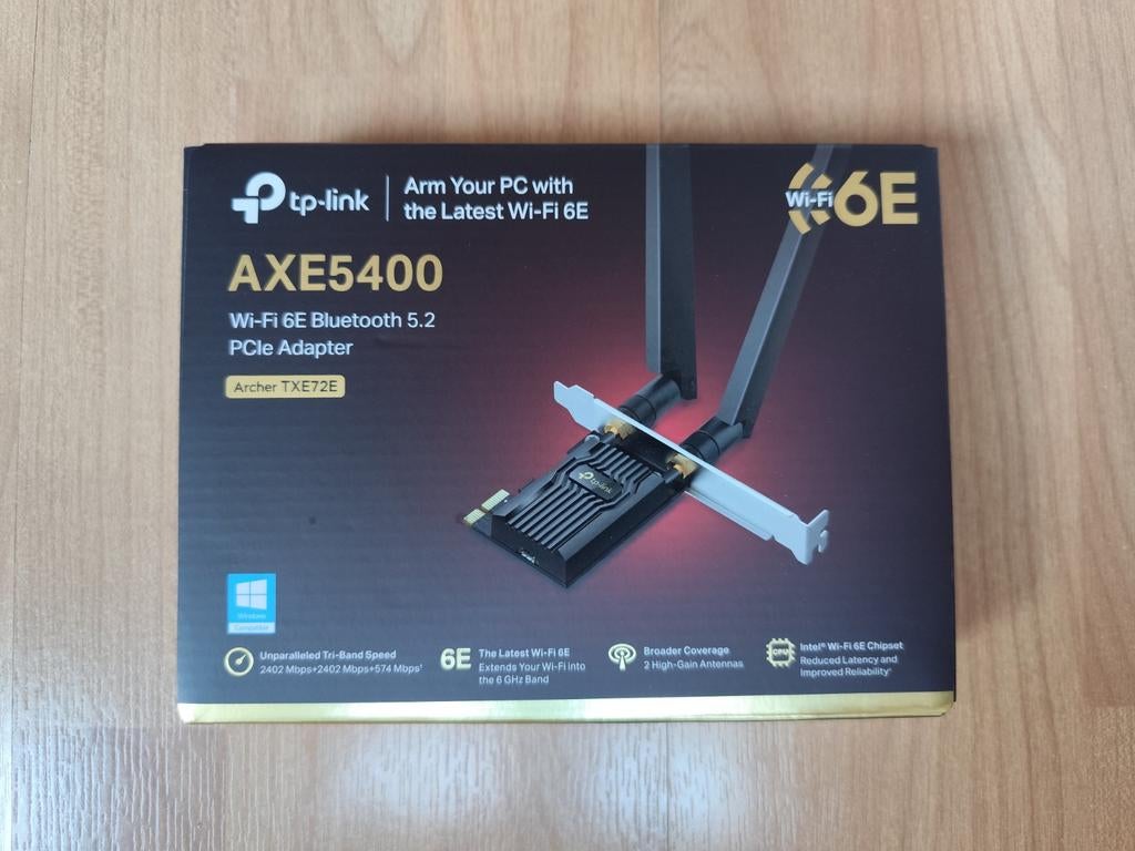 TP-Link Archer TXE72E/AXE5400- als nieuw!, Computers en Software, Netwerkkaarten, Zo goed als nieuw, Intern, Ophalen of Verzenden