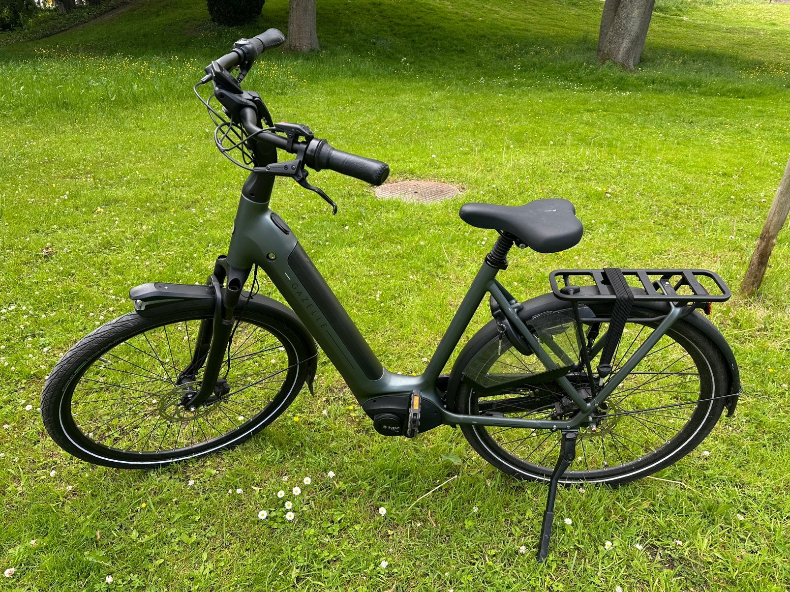 Gazelle Grenoble C8+ – Twilight Green Mat, Ophalen, Zo goed als nieuw, Gazelle