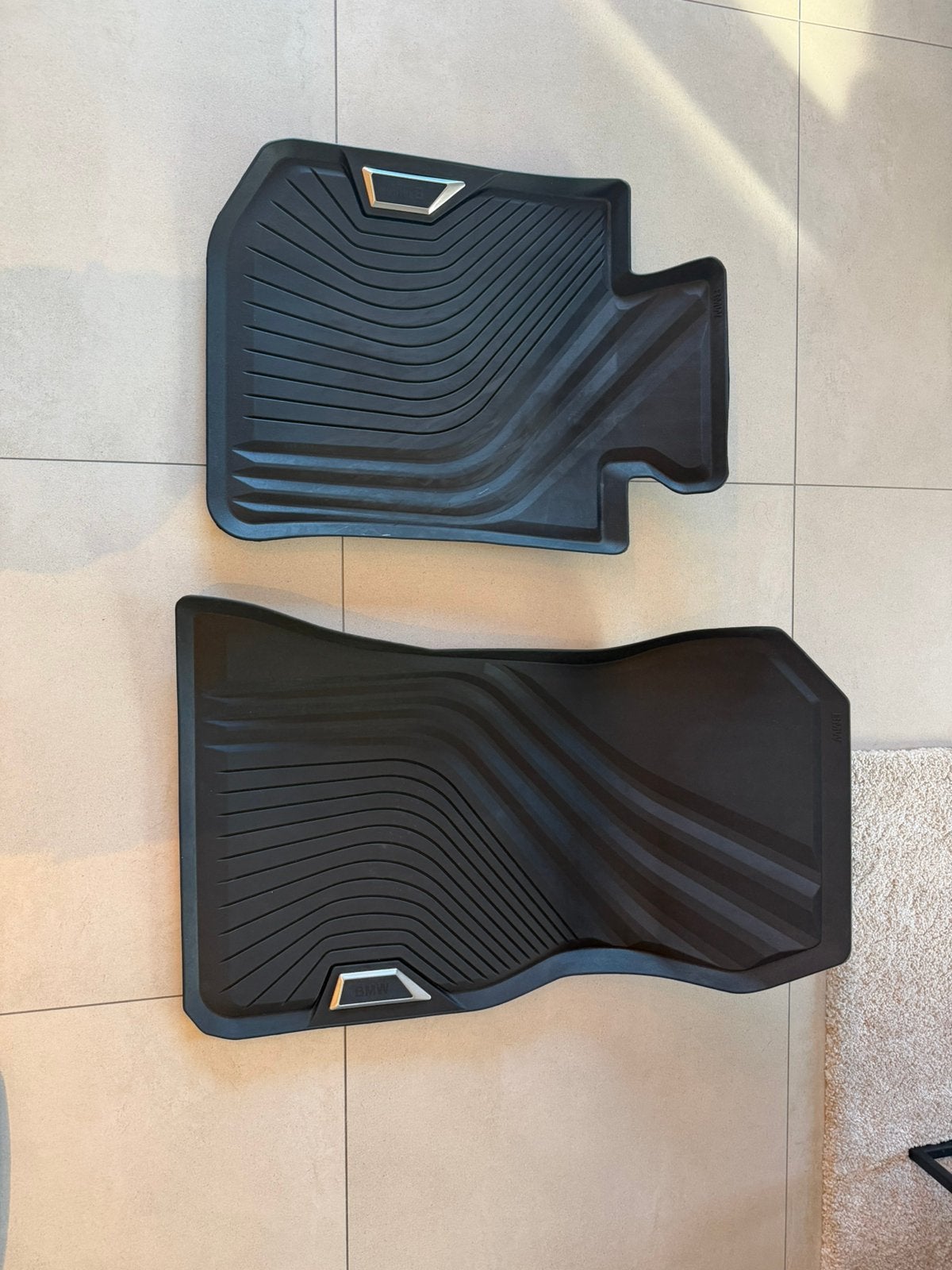 Rubberen matten + koffermat rubber voor BMW M3 touring G81, Ophalen of Verzenden, Zo goed als nieuw