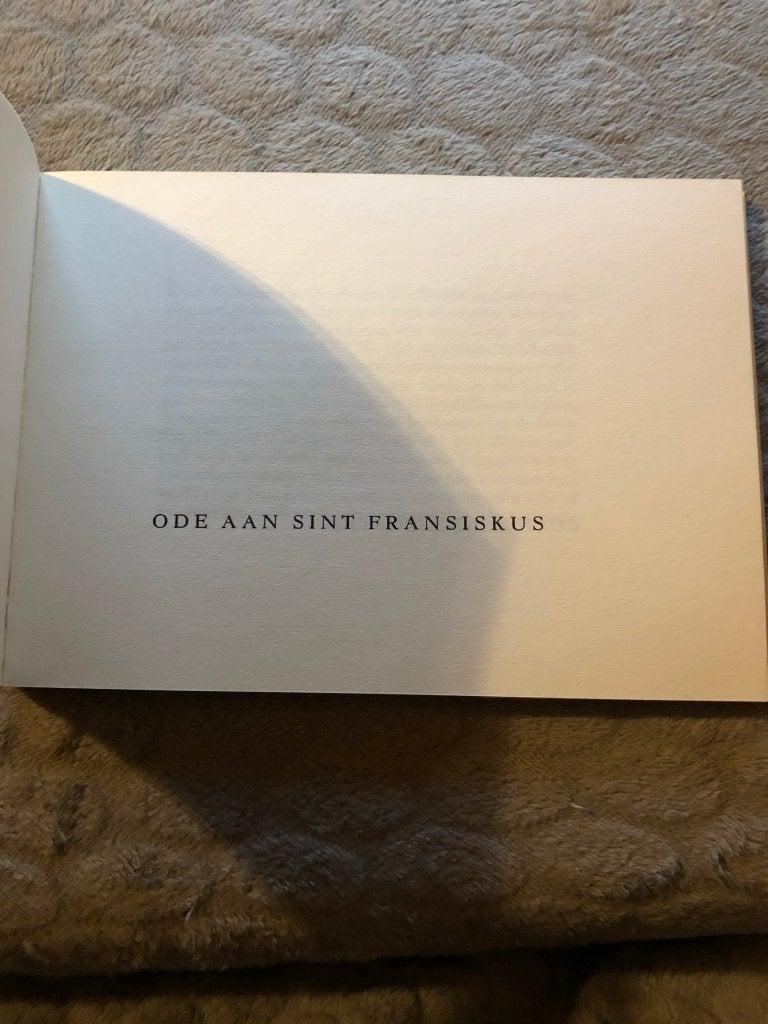 Ode aan Sint-Fransiskus - 40 houtgravuren van Jos Hendrickx, Gelezen, Ophalen of Verzenden, Overige onderwerpen, Jos Hendrickx