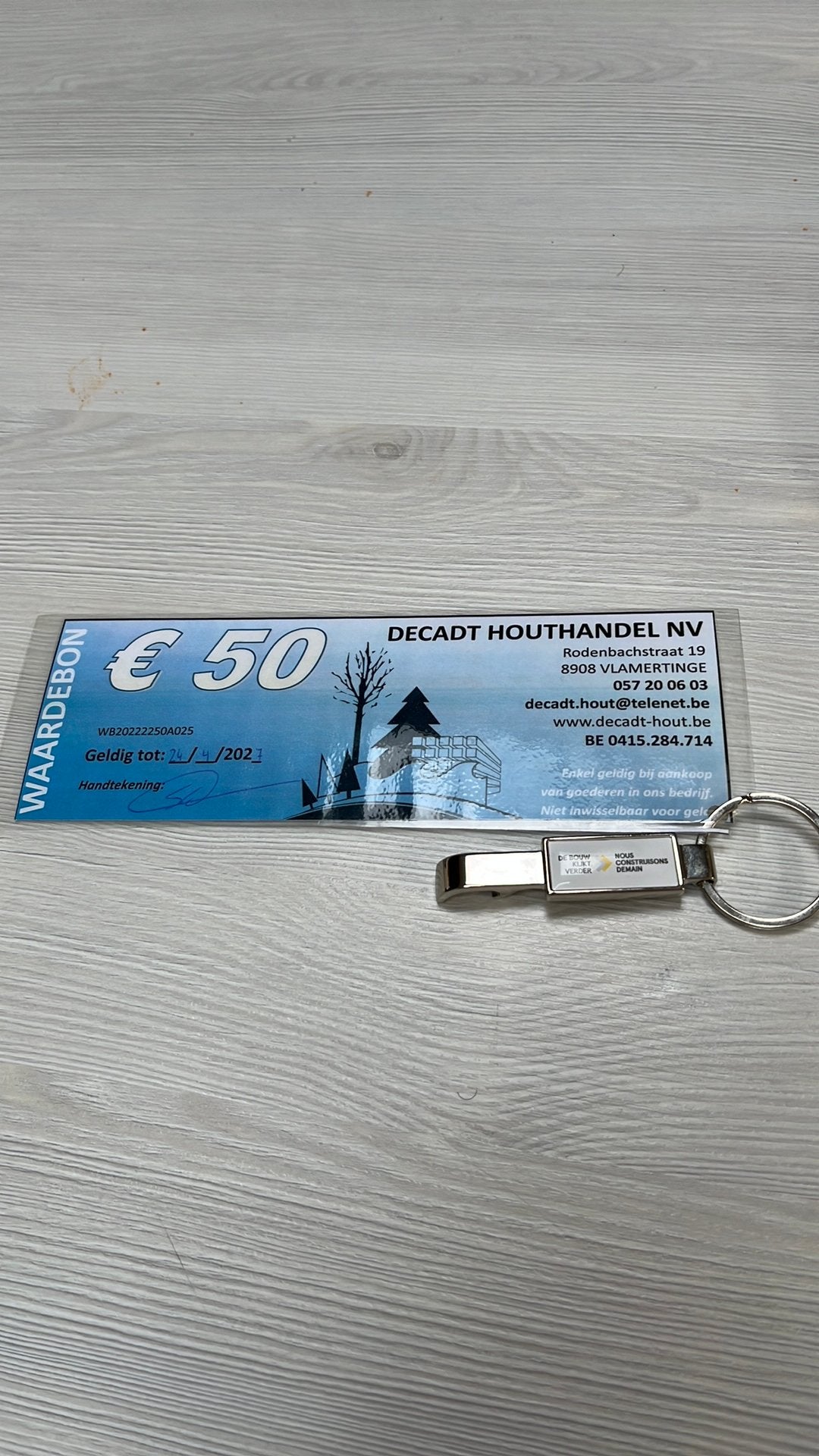 Bon 50 euro, Handtassen en Accessoires, Uiterlijk | Mondverzorging, Ophalen of Verzenden, Zo goed als nieuw