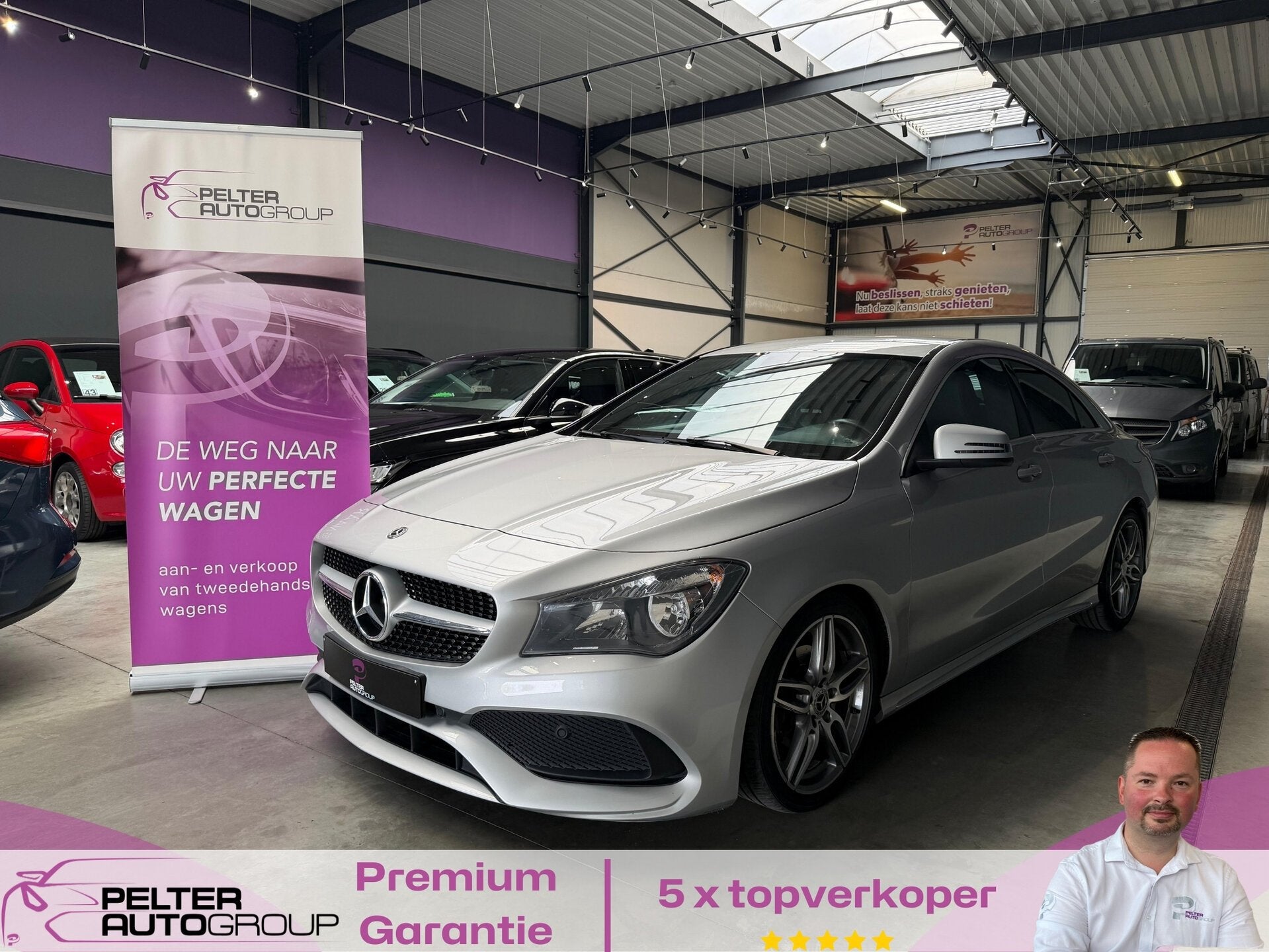 Mercedes-Benz CLA 200 Cdi Automaat AMG-Line, Autos, Achat, Euro 6, Entreprise, 0 kg