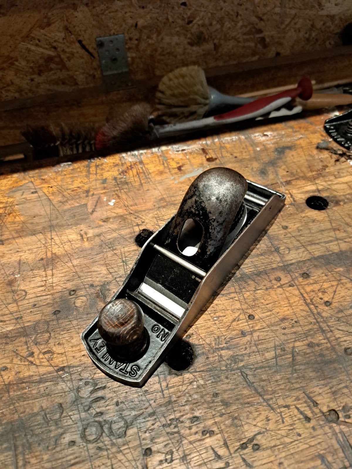 Vintage Stanley No. 130 Blokschaaf, Ophalen of Verzenden