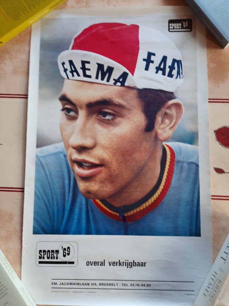 Posters vintage van bekende sporters - 10 stuks., Verzamelen, Ophalen, Sport, A1 t/m A3, Rechthoekig Staand