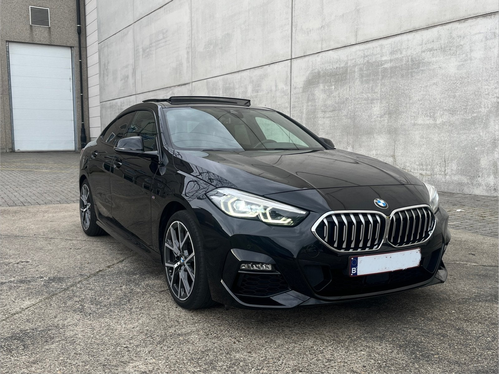 Bmw 218 M-pack, Auto's, BMW, 4 deurs, Parkeersensor, Leder en Stof, Zwart