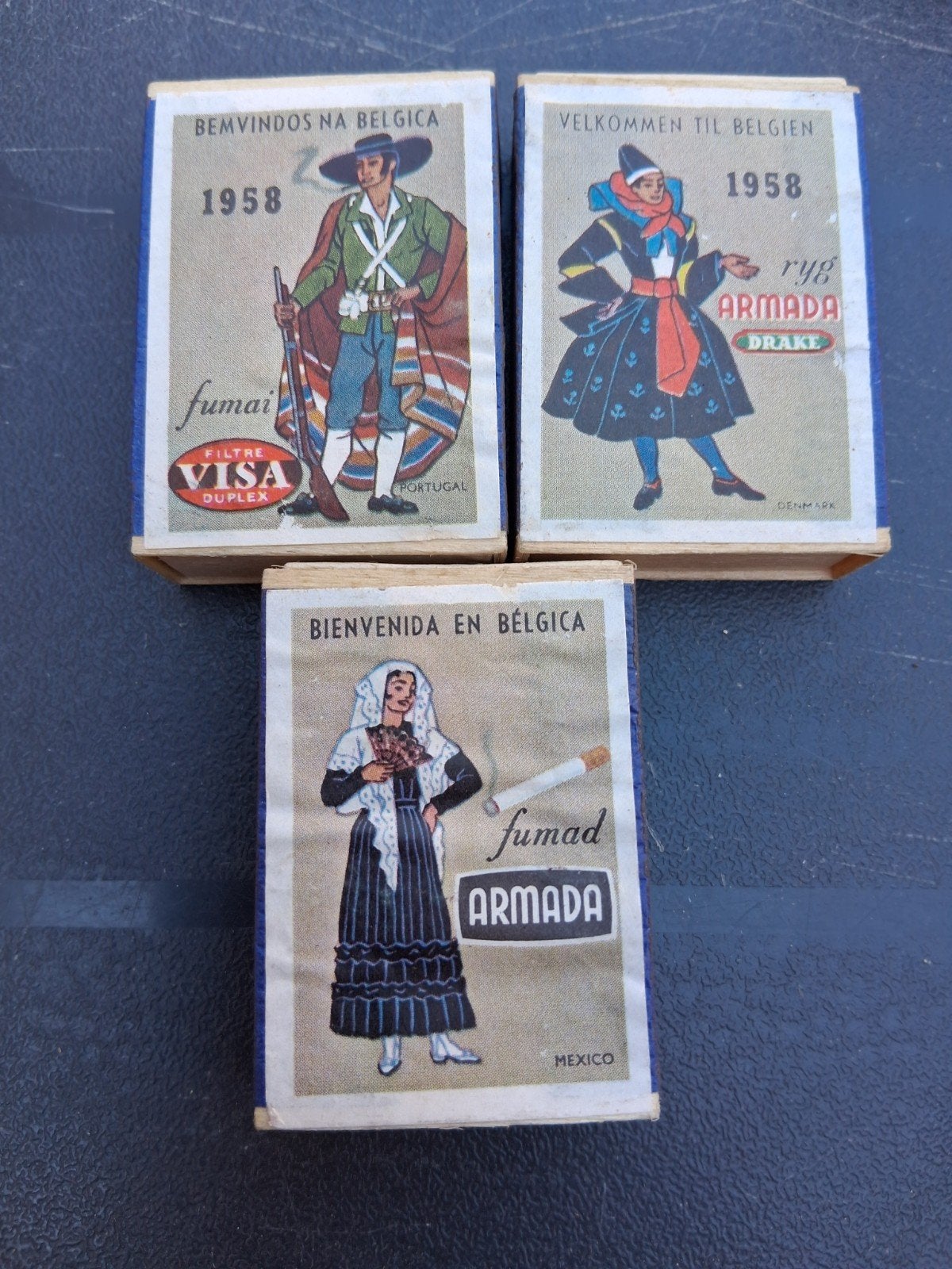 boîtes d'allumettes, Enlèvement