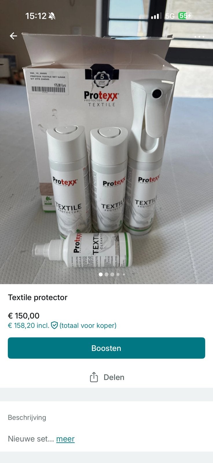Textile protector, Enlèvement ou Envoi