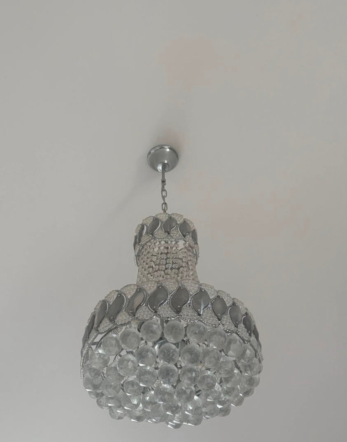 Lamp, Huis en Inrichting, Lampen | Kroonluchters, Ophalen, E14 (klein), Kristallen kroonluchter, Glas