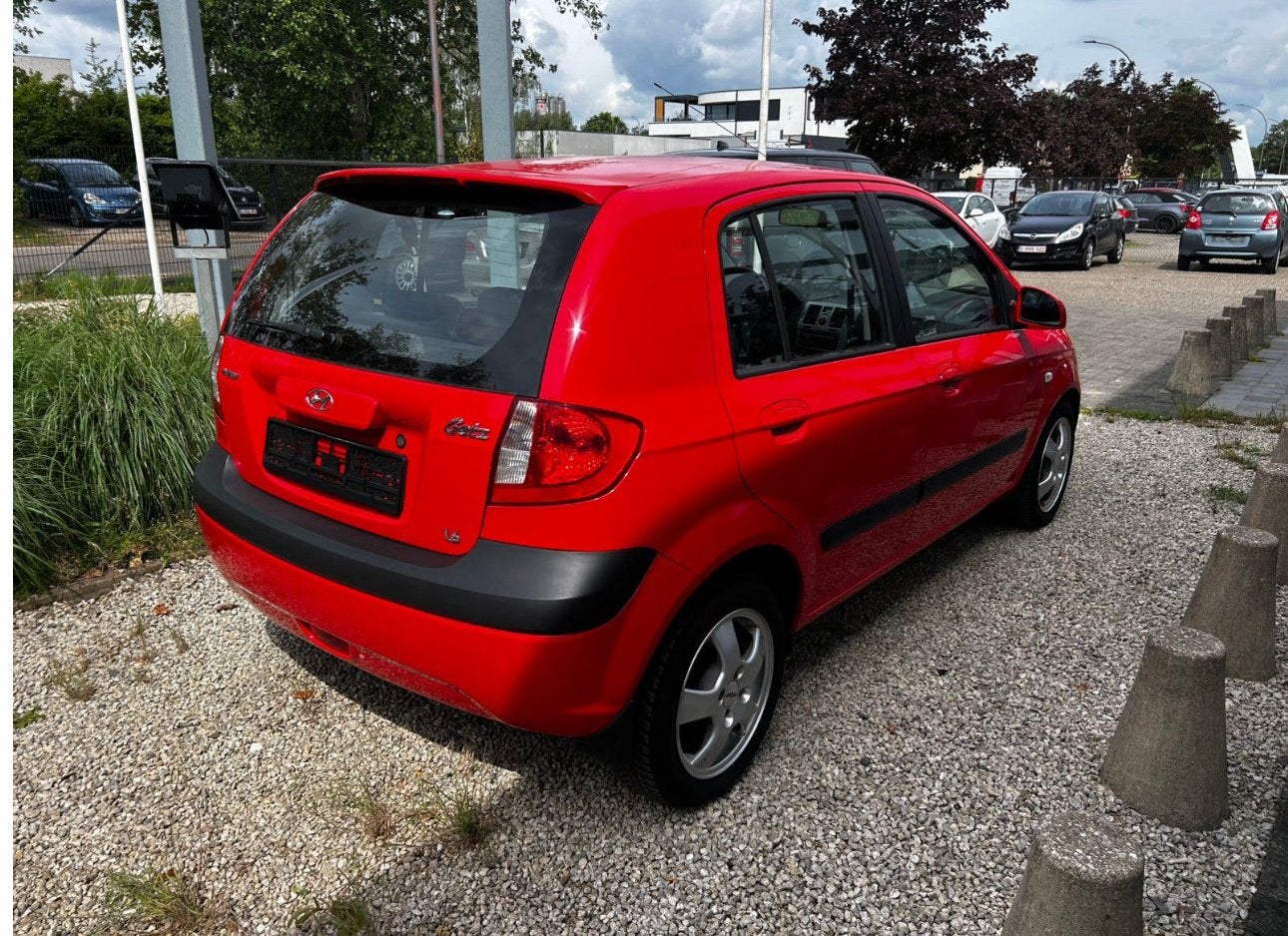 Hyundai getz benzine met keuring verkoop en garantie, Auto's, Voorwielaandrijving, Stof, Zwart, 4 cilinders