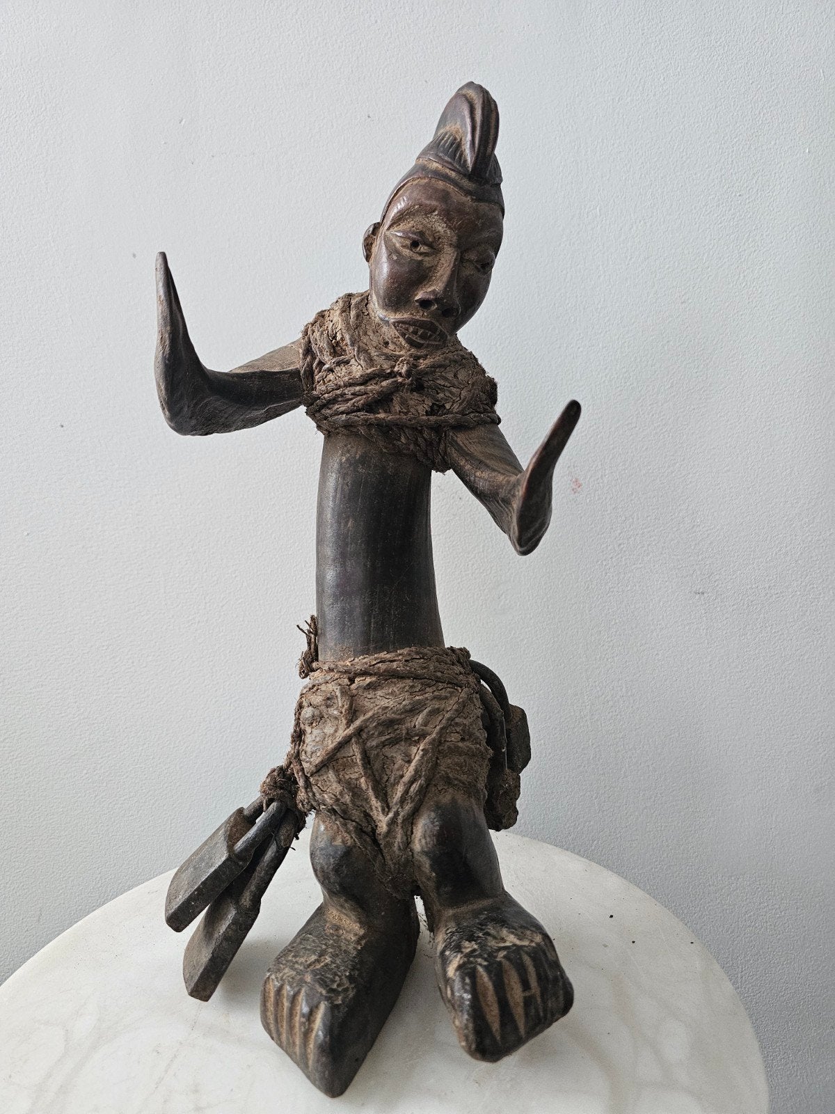 Massagefetisj van Pendé Congo, 35 cm, Afrika, Handgemaakt, Ophalen of Verzenden, 35 cm
