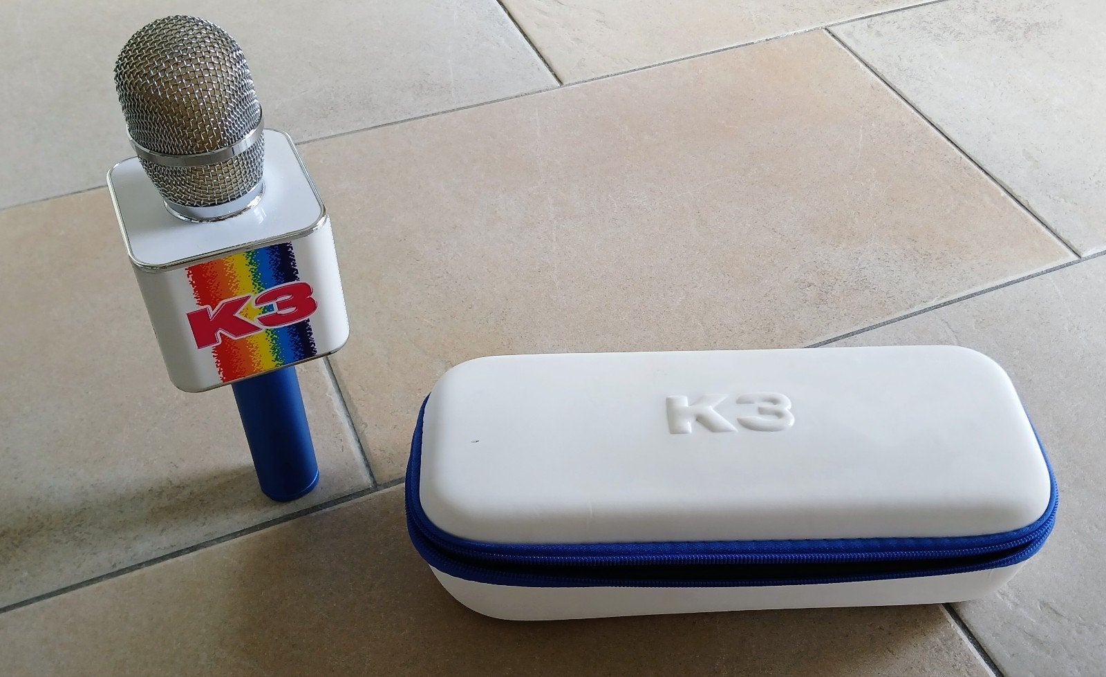 Microphone karaoké Bluetooth K3 avec étui, Musique & Instruments, Microphones, Sans fil, Enlèvement