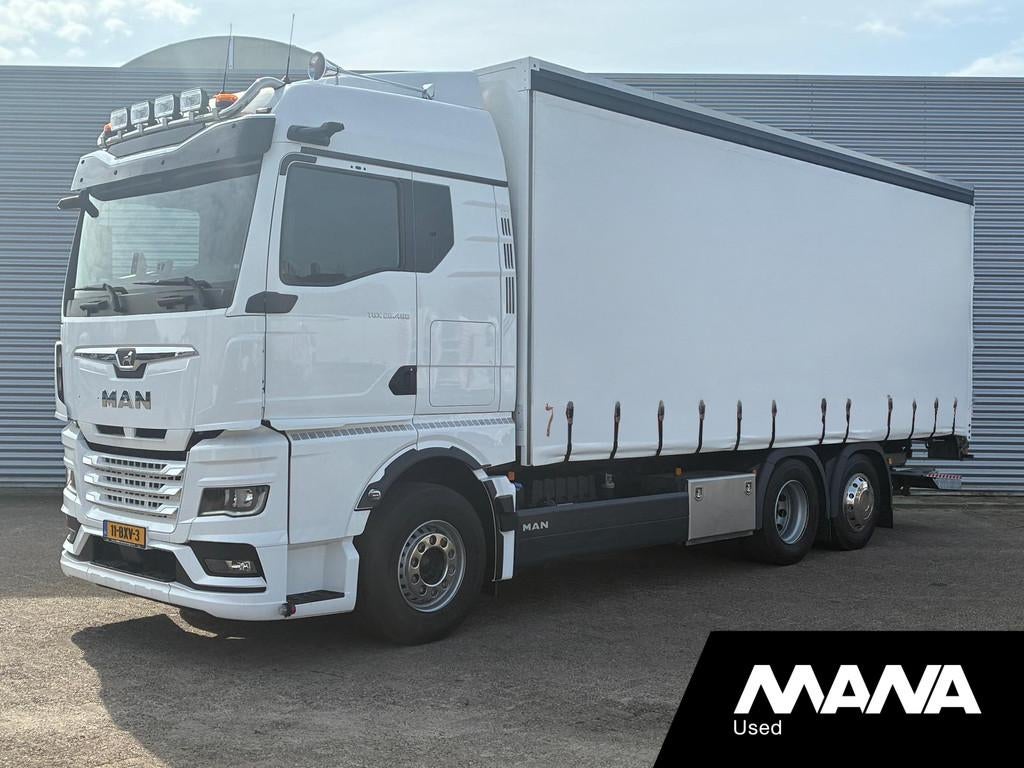 MAN TGX 26.480 6X2/4 LL CH Camera Cruise Standkachel Koelkas, Auto's, Vrachtwagens, Automaat, Euro 6, Parkeercamera, MAN