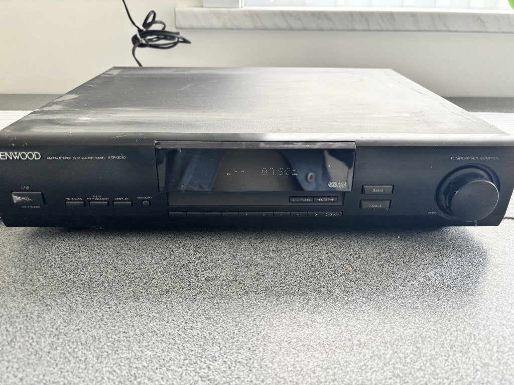 Kenwood KTF-2010 AM/FM stereo tuner met RDS – vintage hifi, TV, Hi-fi & Vidéo, Tuners, Enlèvement ou Envoi, Utilisé