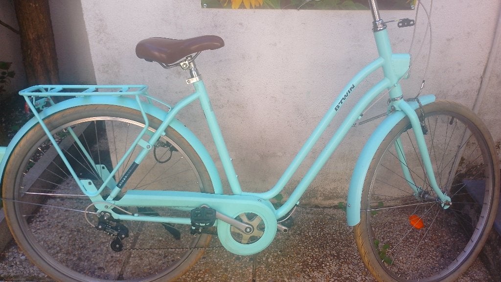Elops fiets 520 L mint rijklaar., Velgrem, Versnellingen, Zo goed als nieuw, Ophalen