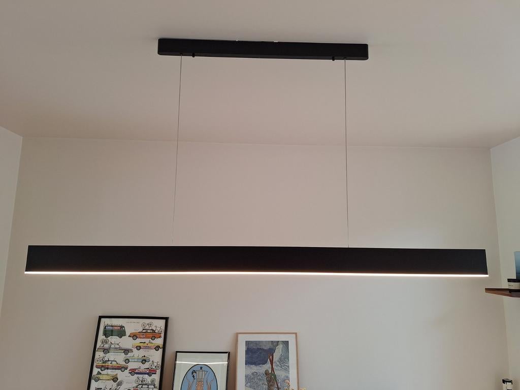 Pendel Pure Zwart, Huis en Inrichting, Lampen | Hanglampen, Ophalen