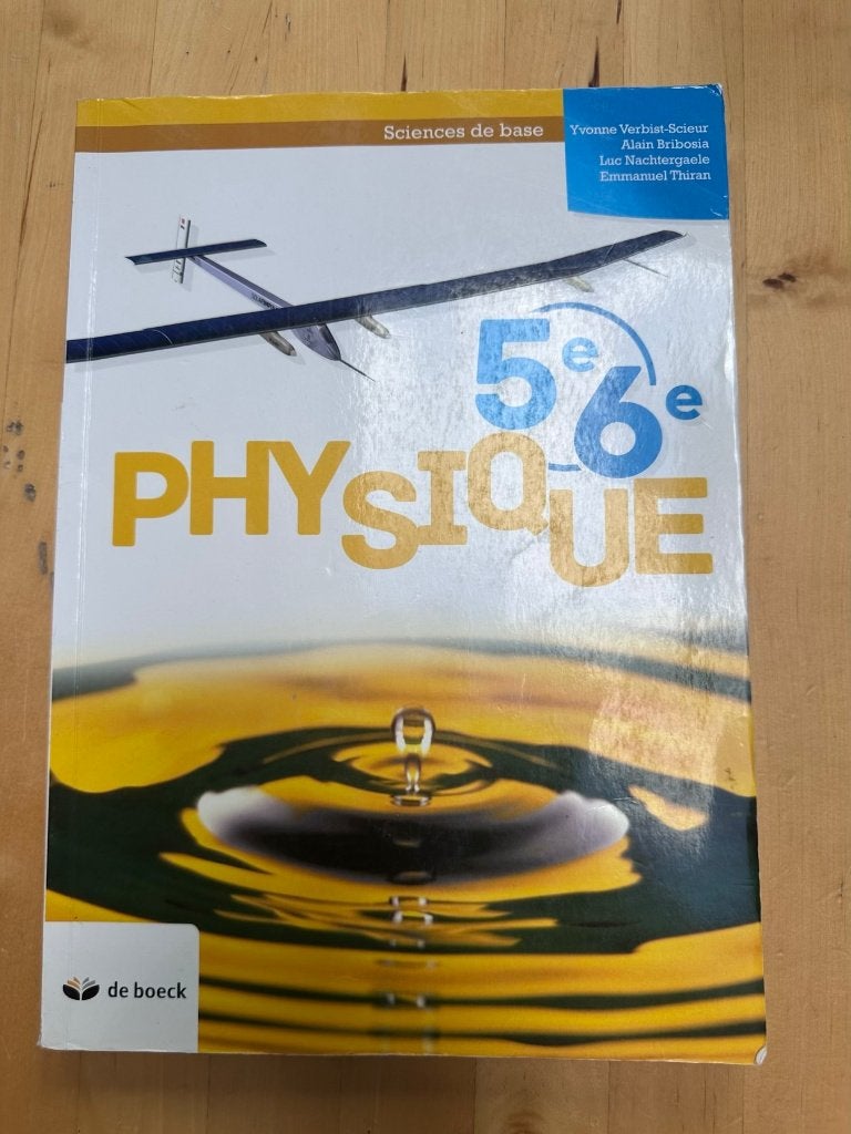 Physique 5e 6e, Livres, Enlèvement, Comme neuf, Secondaire, Physique