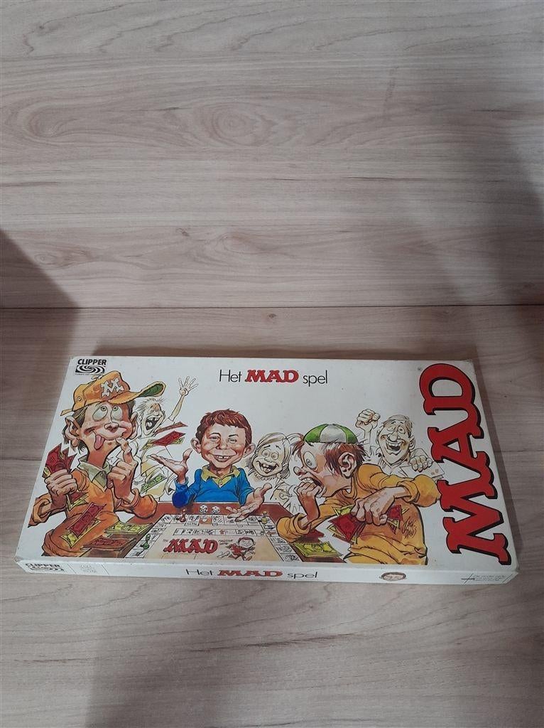 Het mad Spel - parker - s5143, Hobby en Vrije tijd, Gezelschapsspellen | Bordspellen, Verzenden, Zo goed als nieuw