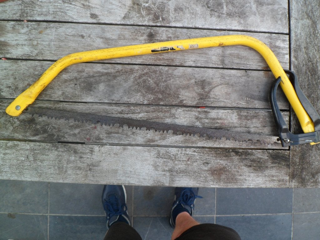 Stanley Beugelzaag / Takkenzaag 610 mm (Grote) voor hout, Enlèvement ou Envoi, Utilisé, Scie à métaux