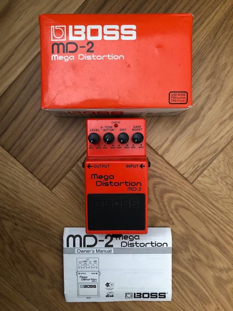 Boss MD-2 Mega Distortion, Musique & Instruments, Envoi, Utilisé, Distortion, Overdrive ou Fuzz