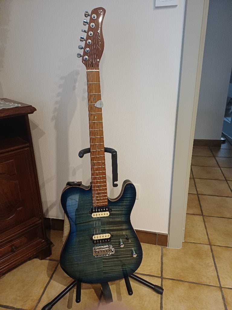 Sire de guitare T7FM/TBL, Musique & Instruments, Enlèvement, Neuf, Solid body, Autres marques