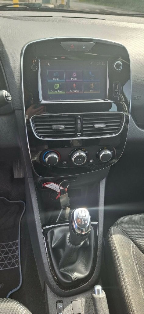 Renault Clio, Auto's, Renault, Stof, Zwart, https://public.car-pass.be/vhr/bf9ea8f0-3a44-440f-95a7-d00c7a5ed410, Bedrijf