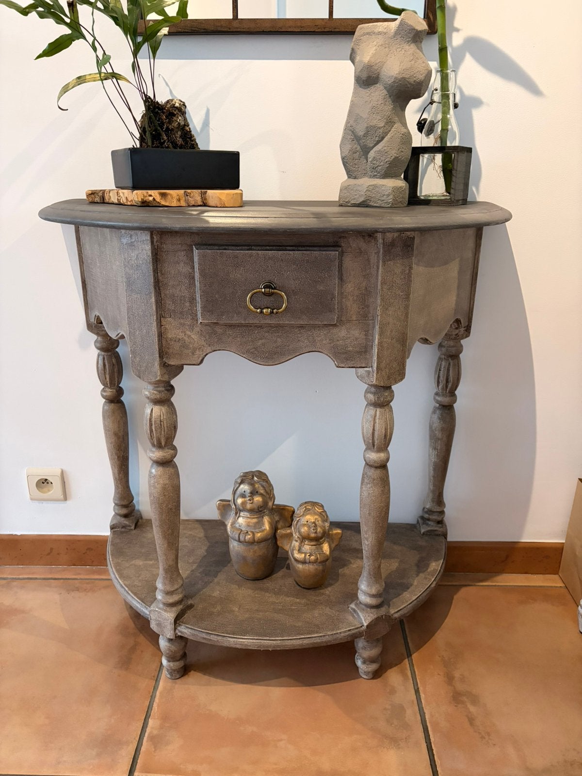 Console en bois H80 P40 L80, Huis en Inrichting, Ophalen, 50 tot 100 cm, Eikenhout, Zo goed als nieuw