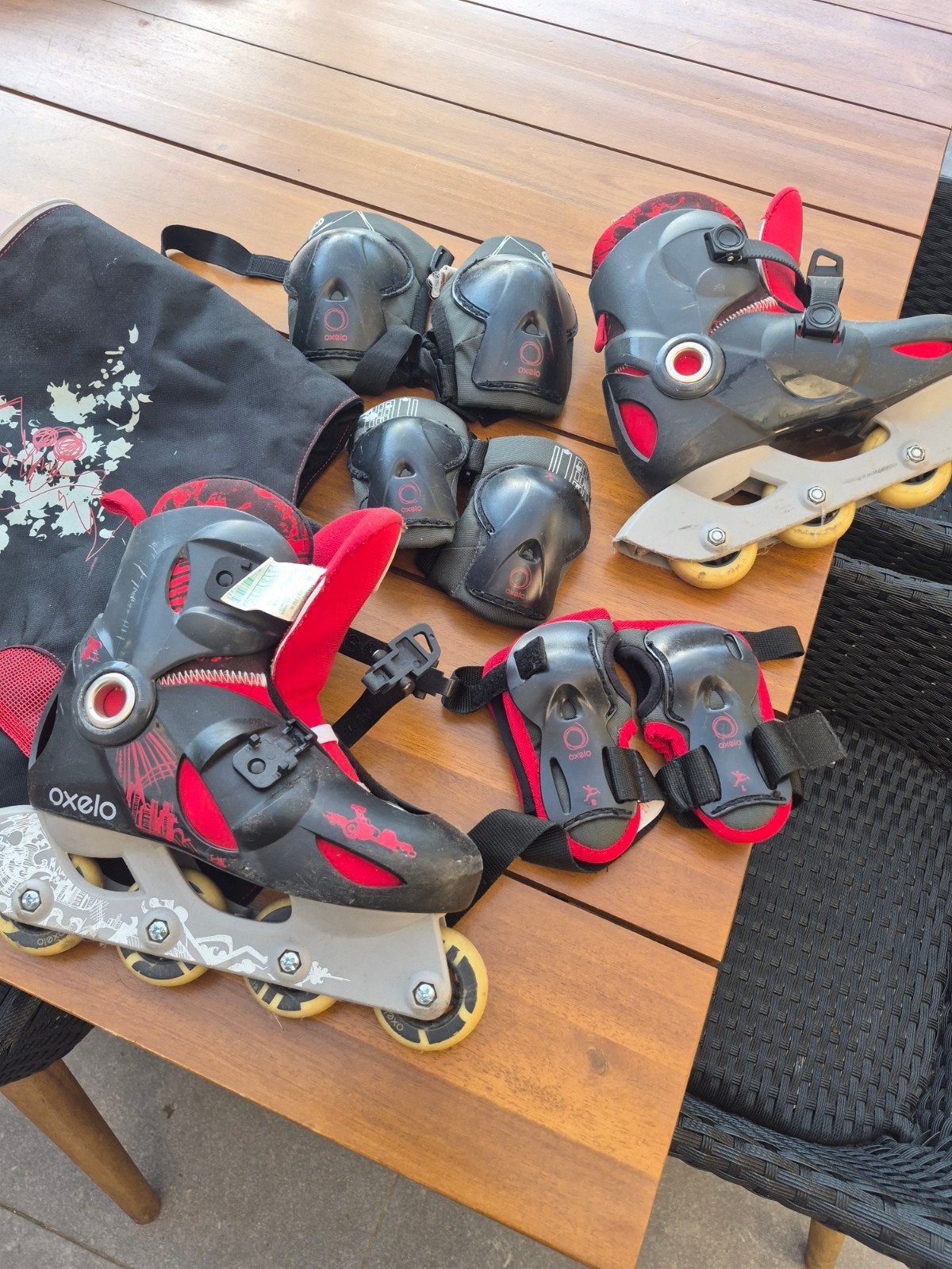 roller enfants decathlon, Autres marques, Rollers 4 roues en ligne, Comme neuf, Enlèvement