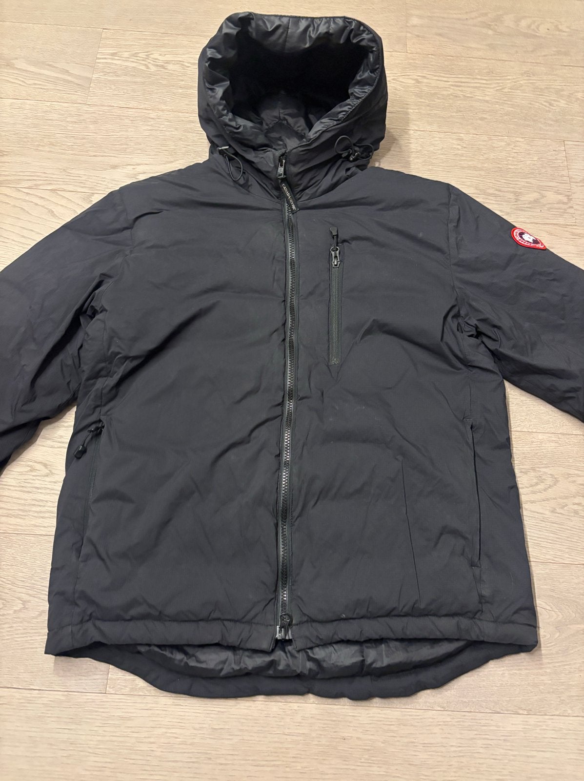 Canada goose lightweight puffer jacket, Ophalen of Verzenden, Gedragen, Maat 48/50 (M), Zwart