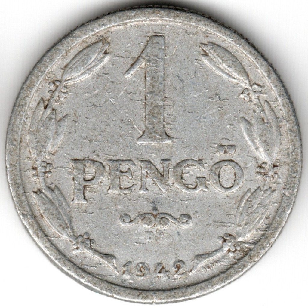 Hongarije : 1 Pengo 1942 KM#521 Ref 16788, Ophalen of Verzenden, Hongarije, Losse munt