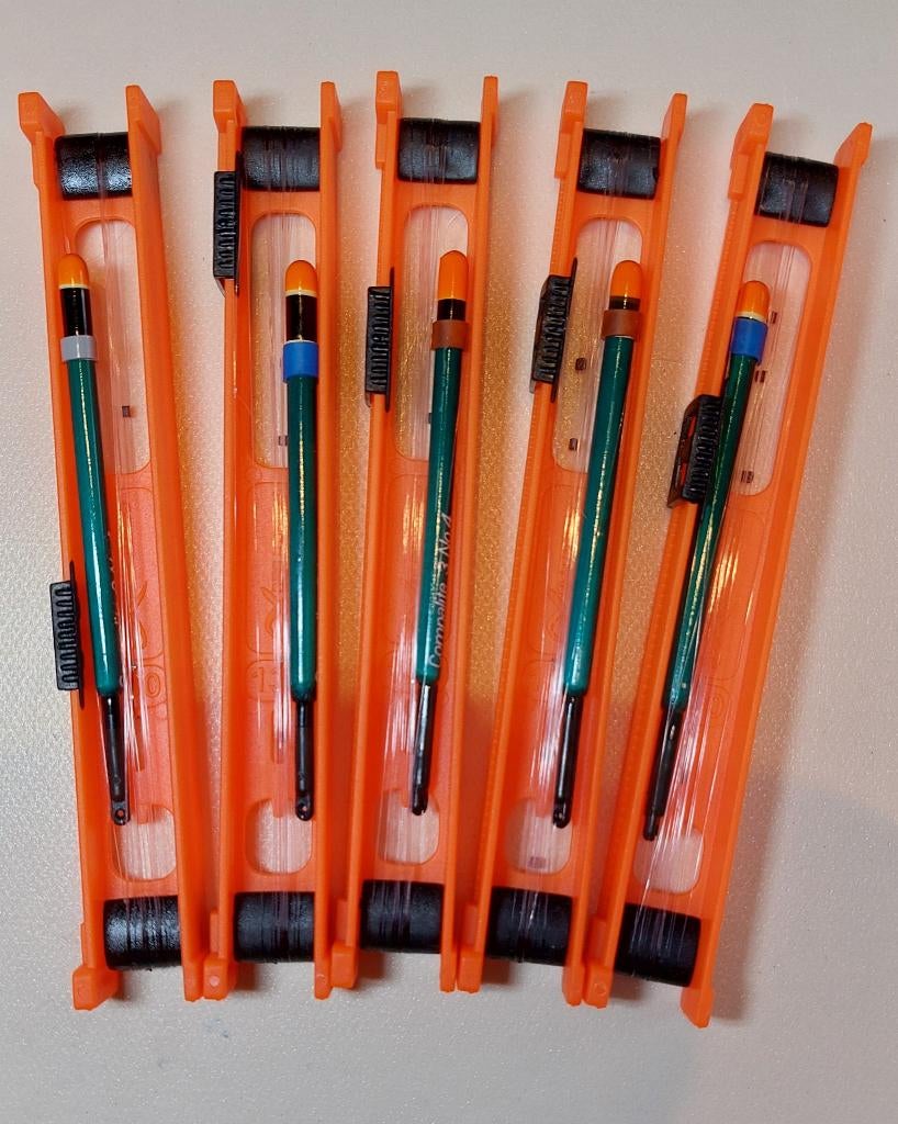 Hengelsport 5 zelfgemaakte vislijntjes set 74, Watersport en Boten, Ophalen of Verzenden, Nieuw, Vaste hengel