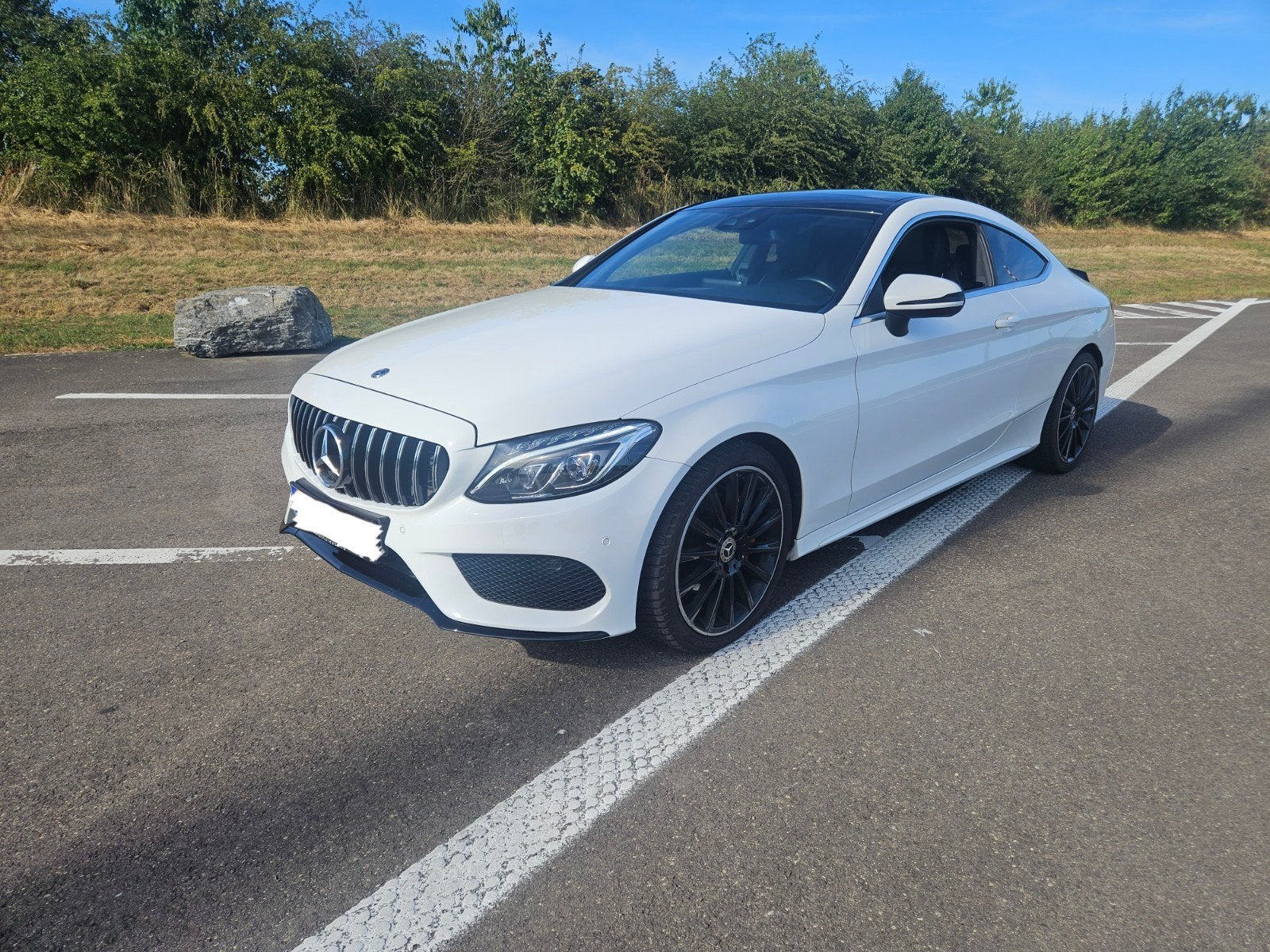 Mercedes c220d c205 amg 135.000 km, Auto's, Euro 6, Particulier, Panoramadak, Te koop