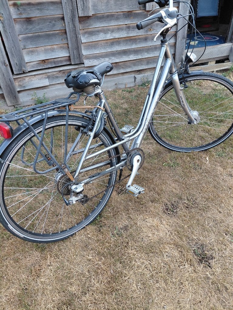 Dames fiets, Ophalen, Gebruikt
