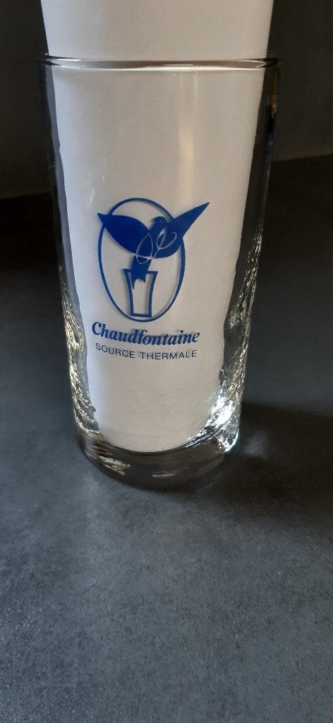 limonadeglazen Chaudfontaine, Enlèvement, Comme neuf, Verre, Verre ou Verres