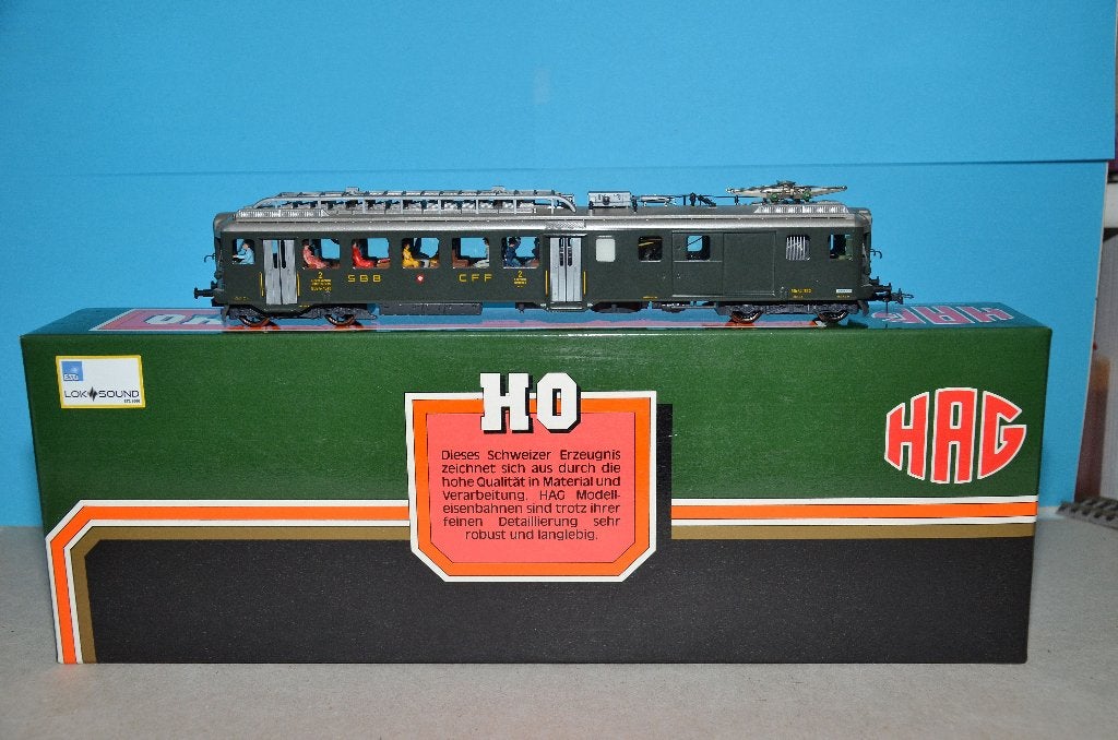 Hag Automobile BDe4/4 SBB digitaal geluid ref 155, Ophalen of Verzenden, Zo goed als nieuw, Gelijkstroom, Locomotief