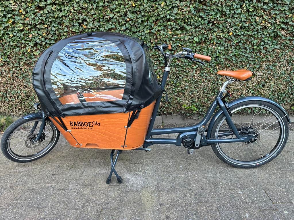 Babboe City Mountain-Enviolo- Yamaha PW-series ST, 500Wh, Fietsen en Brommers, Huif, Zo goed als nieuw, 2 kinderen, Ophalen