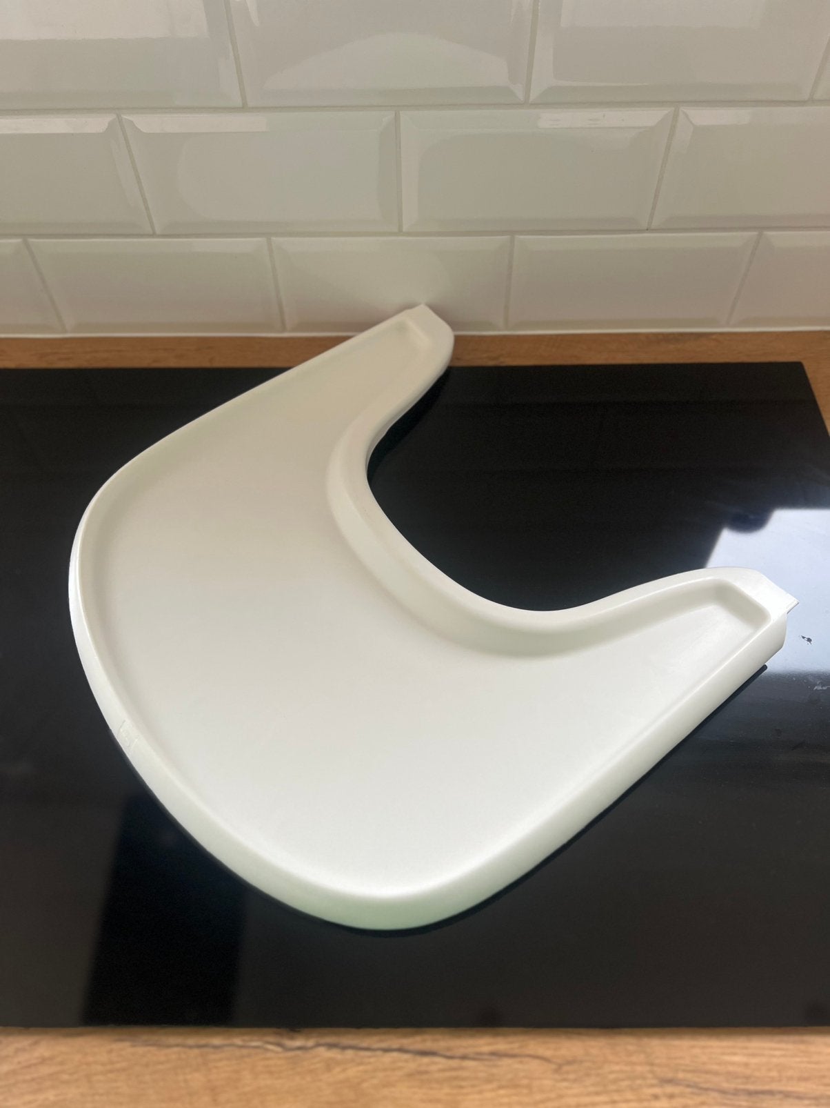 Stokke tray, Ophalen, Gebruikt