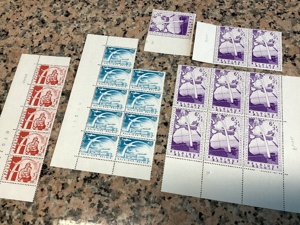 Postfris lot 23 Belgische Comité Congo, Orginele gom, Ophalen of Verzenden, Zonder stempel, Postfris