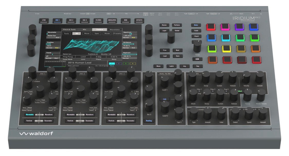Waldorf Iridium Desktop MK2 zgan, Ophalen of Verzenden, Zo goed als nieuw