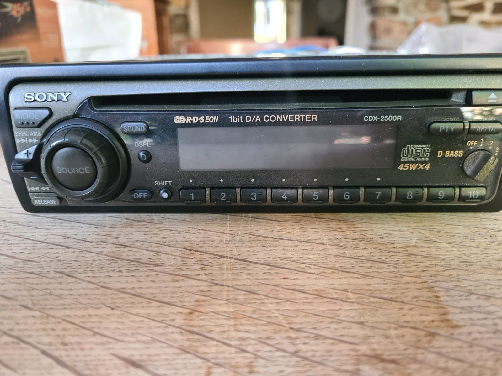 Sony CDX-2500R autoradio, Auto diversen, Autoradio's, Ophalen, Zo goed als nieuw