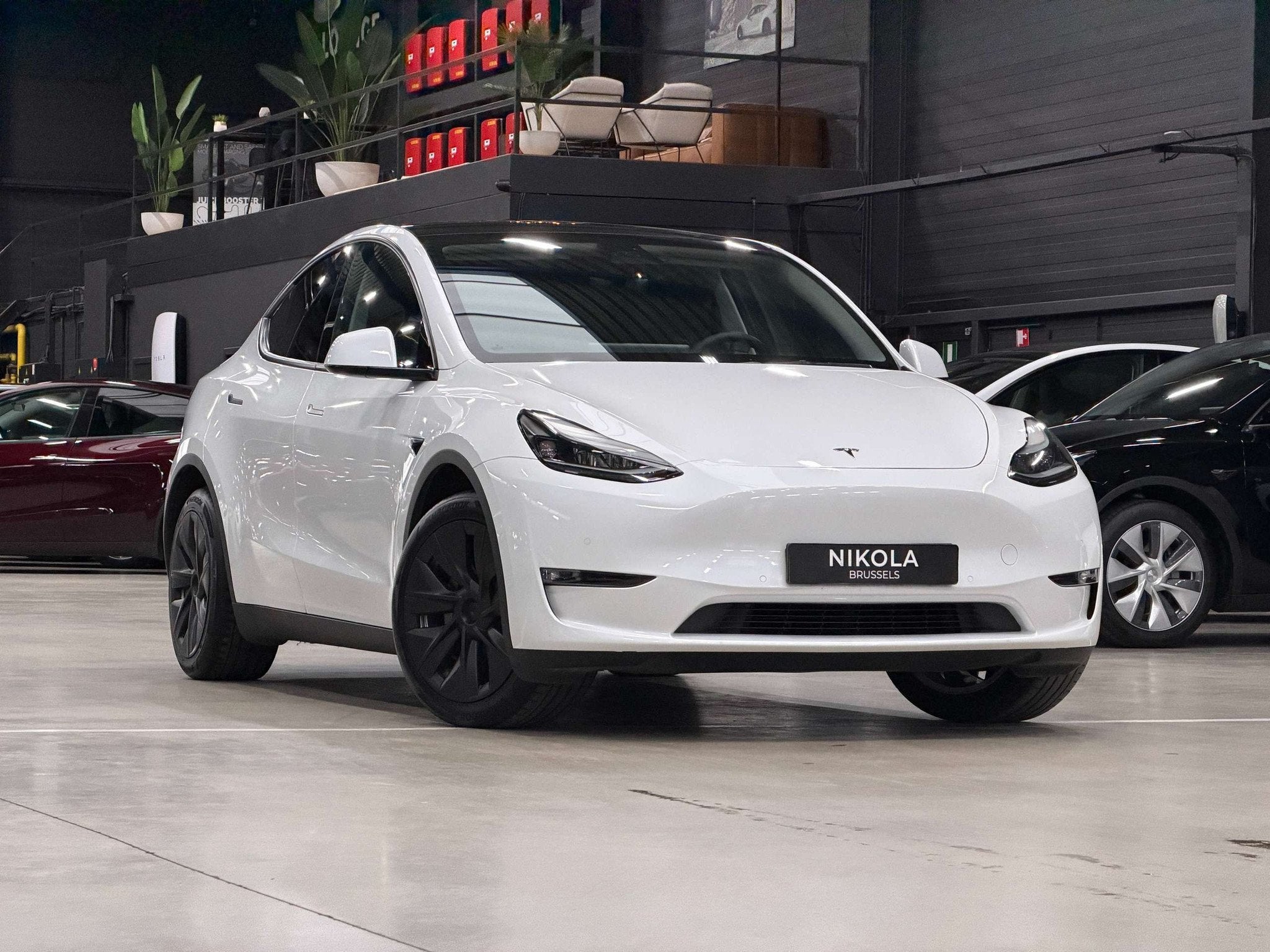Tesla Model Y LONG RANGE - ALL WHEEL DRIVE - AUTOPILOT, Autos, Cuir, Entreprise, Noir, 5 portes