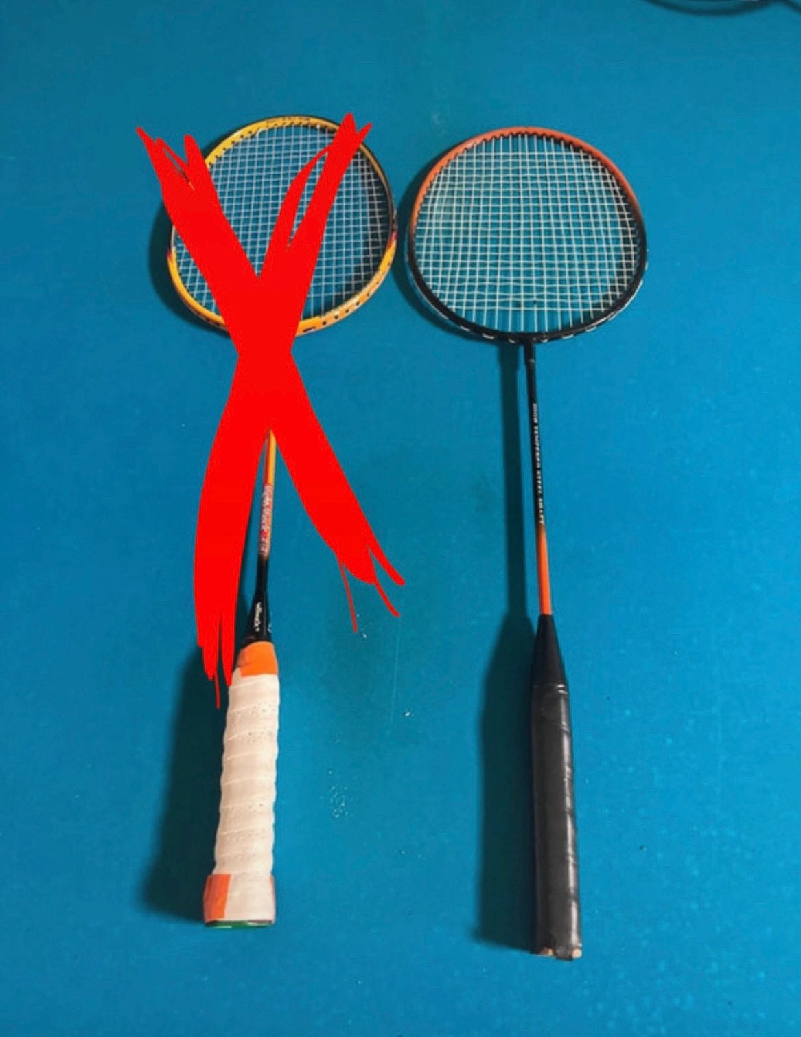 Raquette de badminton, Sports & Fitness, Badminton, Enlèvement, Utilisé, Raquette(s)