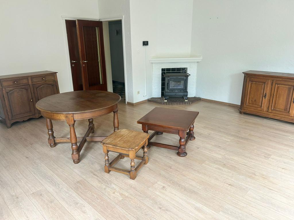 Eettafel en bijzettafels Gratis af te halen, Maison & Meubles, Tables | Tables d'appoint, Enlèvement, Utilisé