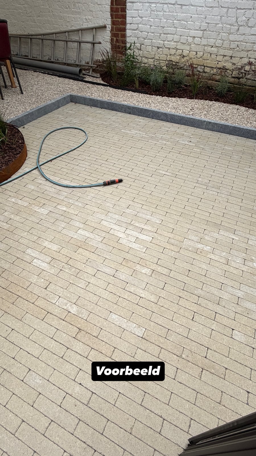 1,5 m2 beige klinkers, Tuin en Terras, Ophalen, Zo goed als nieuw, Klinkers